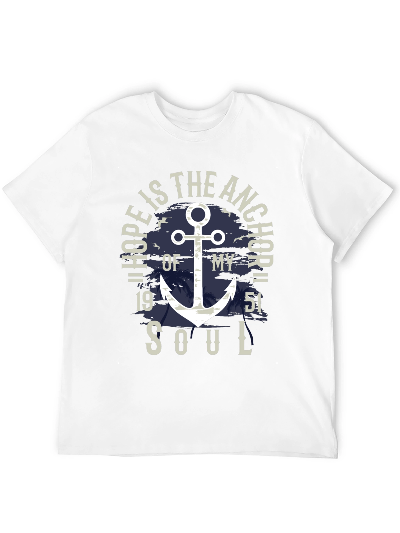 Nautical Hope Anchor Soul Graphic Tee