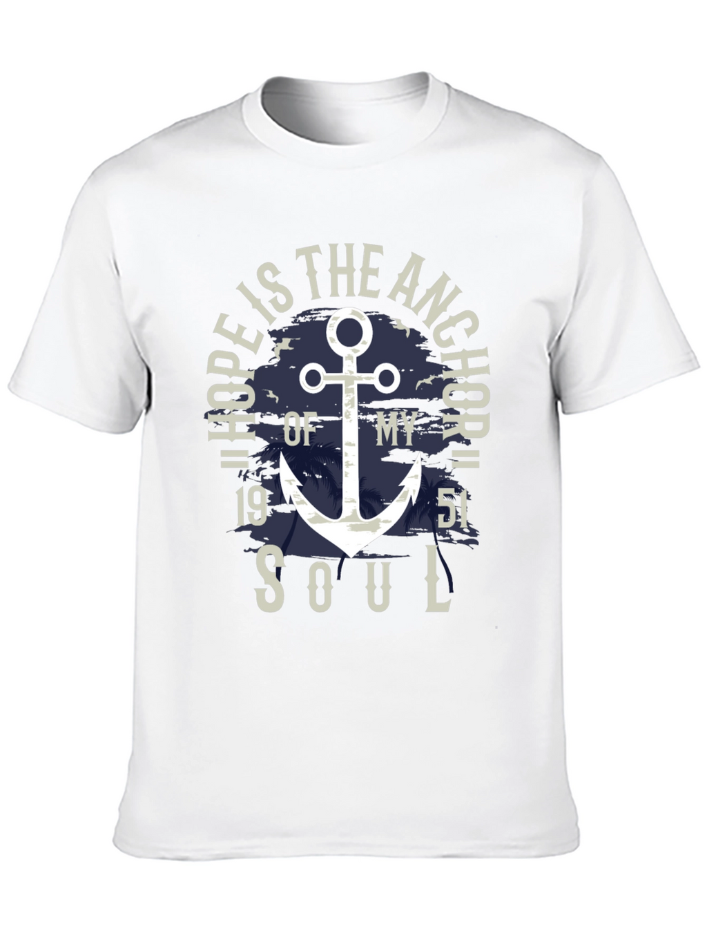 Nautical Hope Anchor Soul Graphic Tee