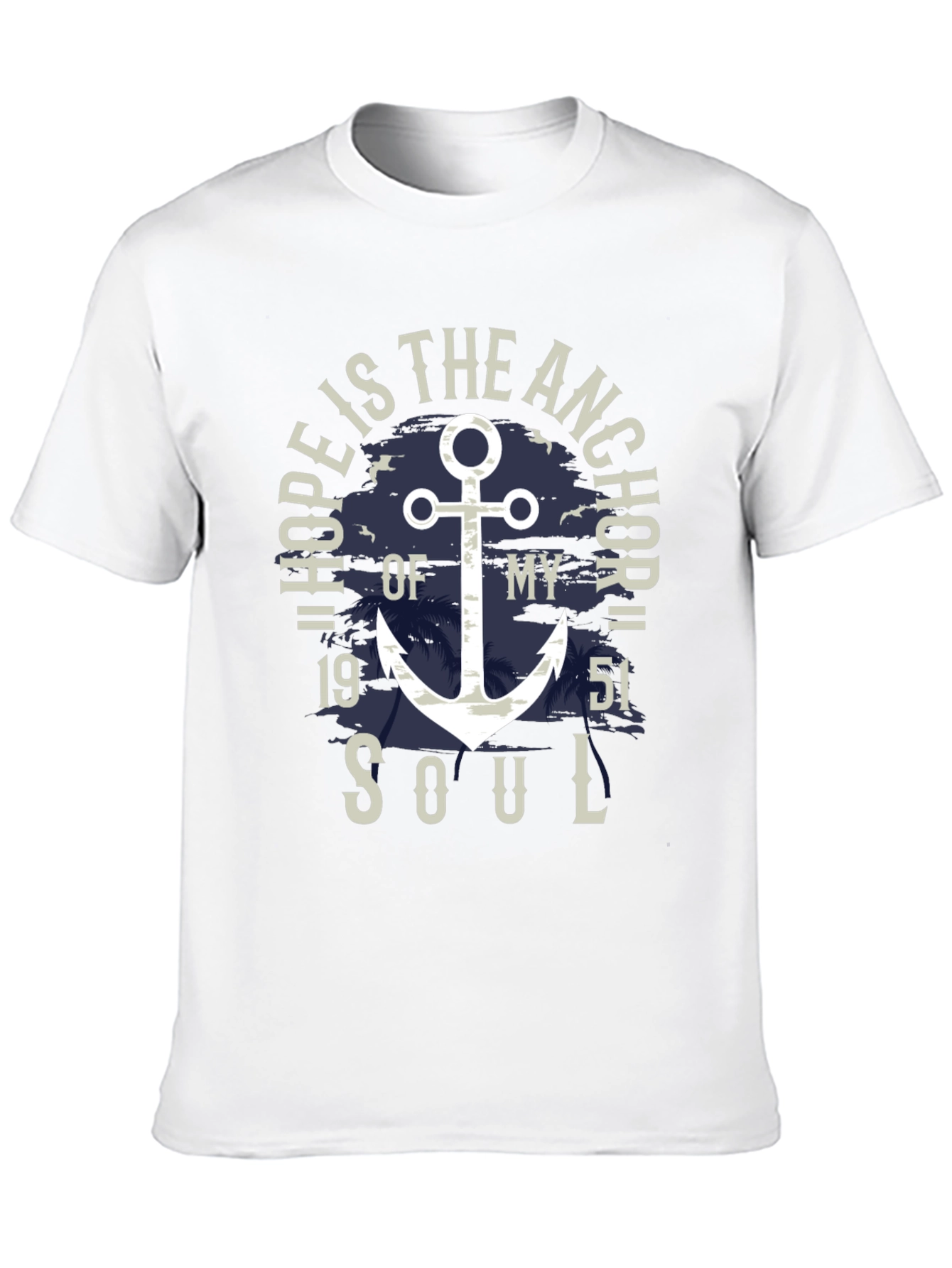 Nautical Hope Anchor Soul Graphic Tee