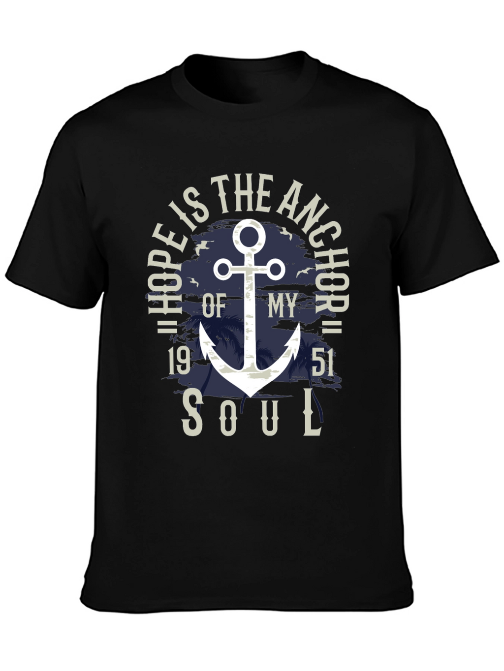 Nautical Hope Anchor Soul Graphic Tee