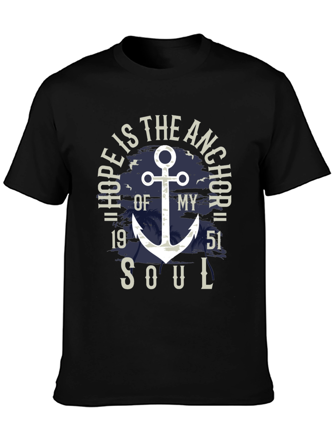 Nautical Hope Anchor Soul Graphic Tee