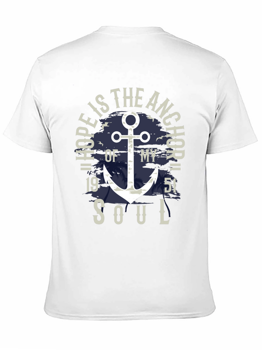 Nautical Hope Anchor Soul Graphic Tee
