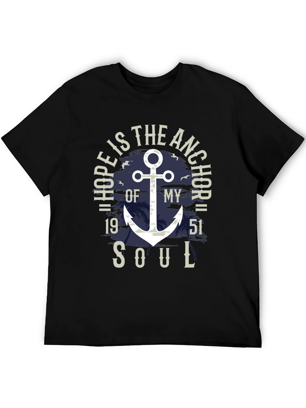 Nautical Hope Anchor Soul Graphic Tee