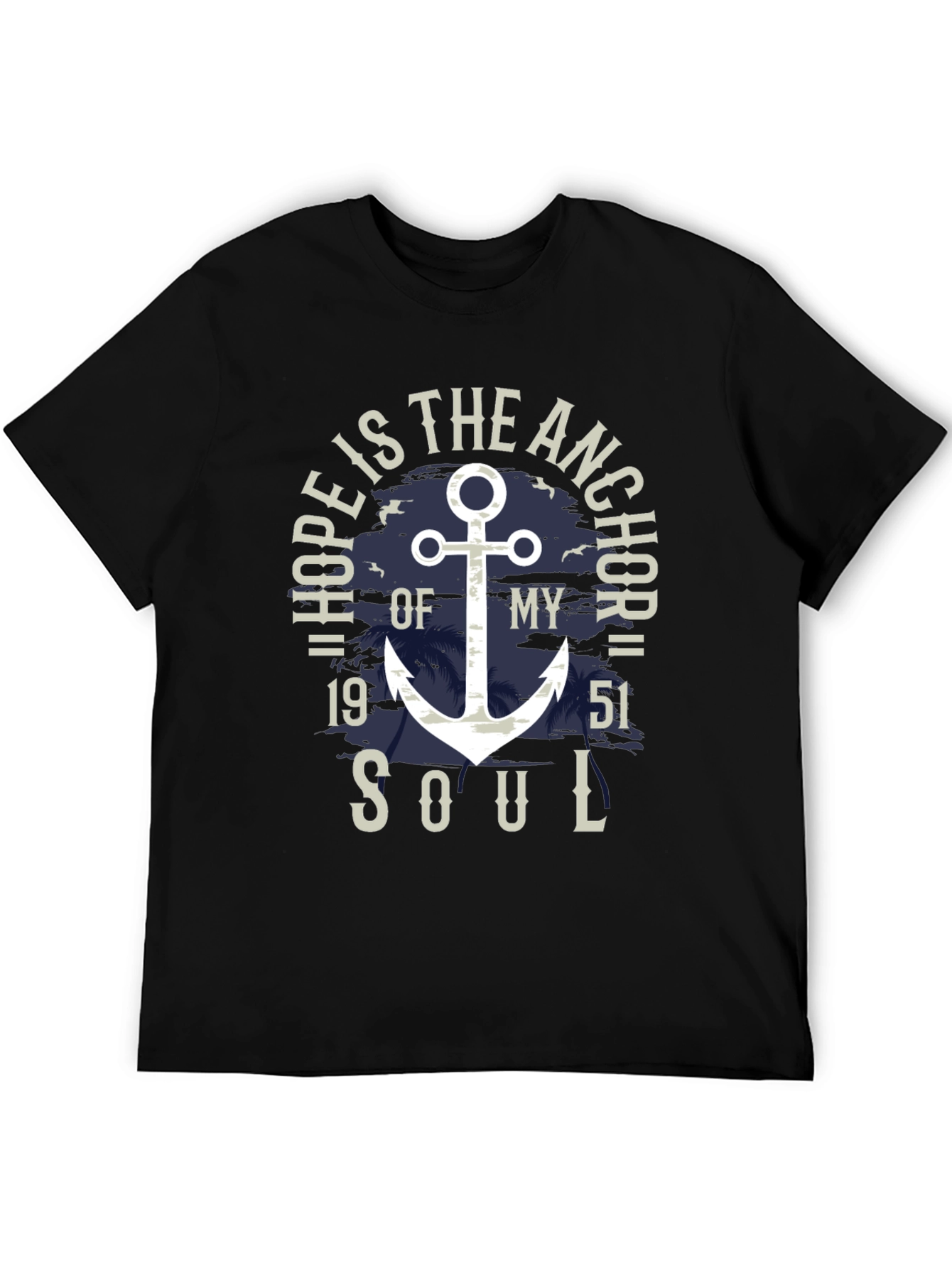 Nautical Hope Anchor Soul Graphic Tee