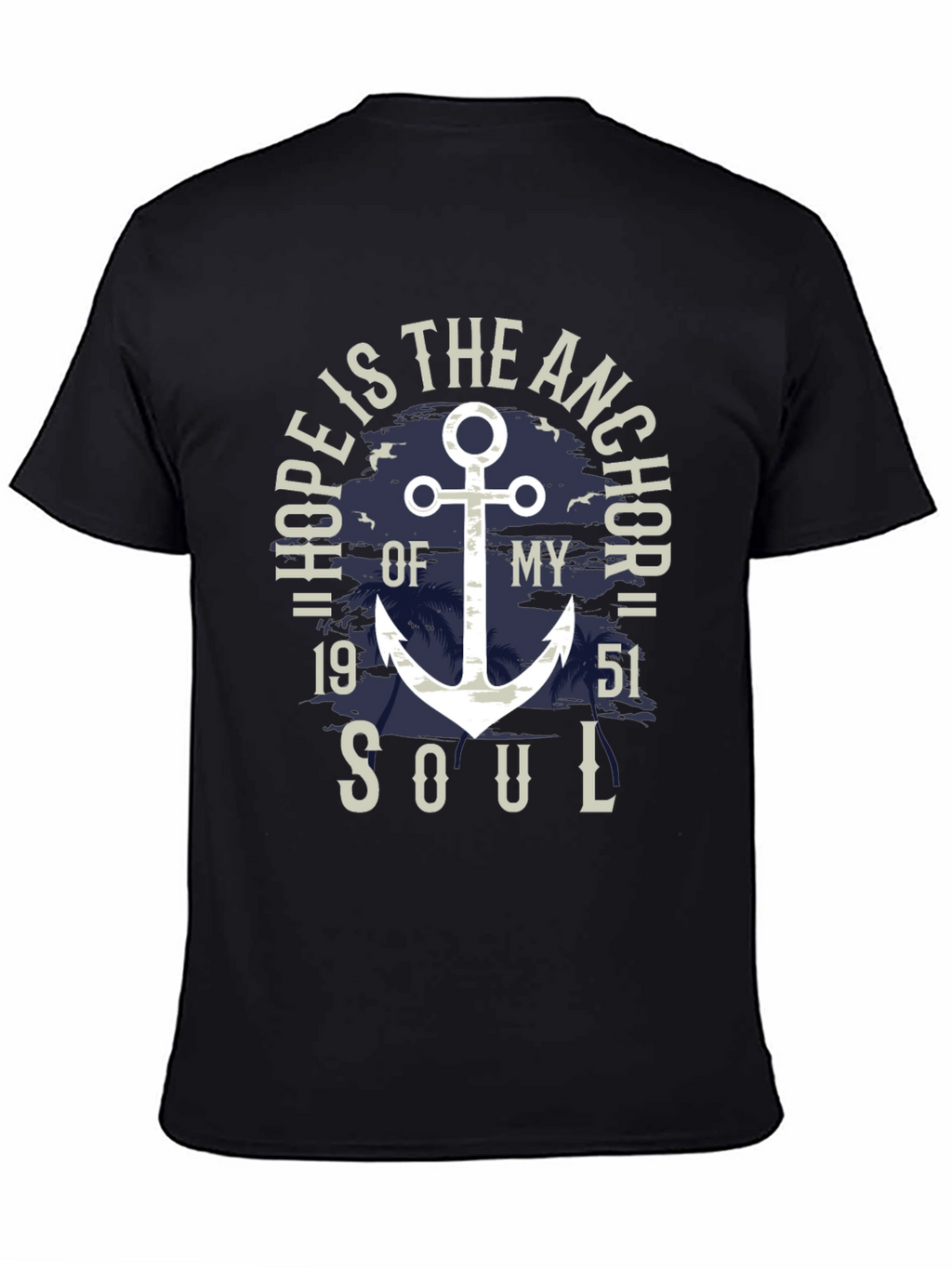 Nautical Hope Anchor Soul Graphic Tee