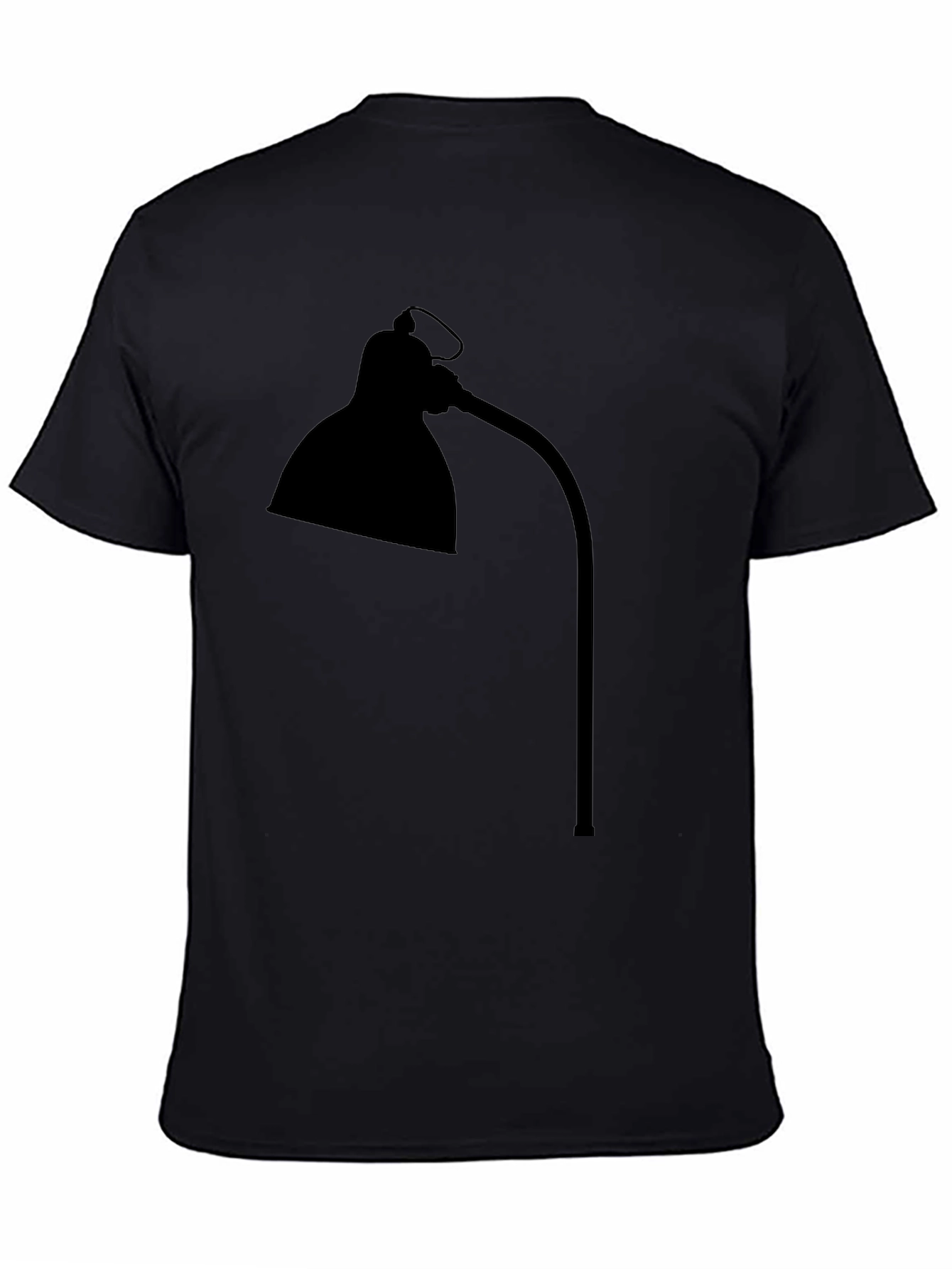 Modern Desk Lamp Tee - Black Graphic T-Shirt
