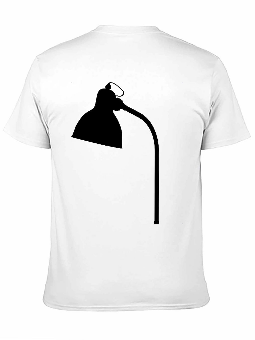 Modern Desk Lamp Tee - Black Graphic T-Shirt