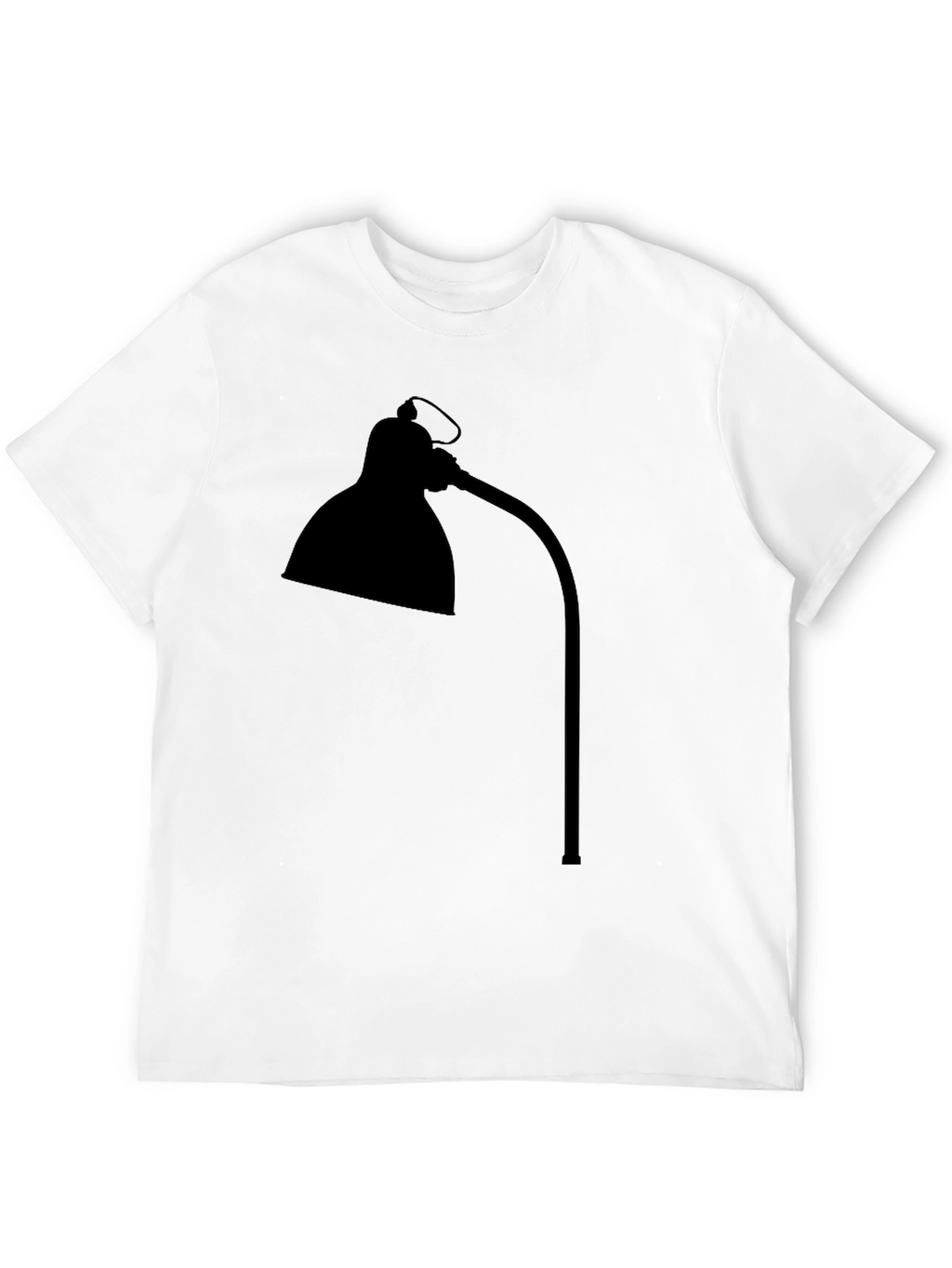 Modern Desk Lamp Tee - Black Graphic T-Shirt