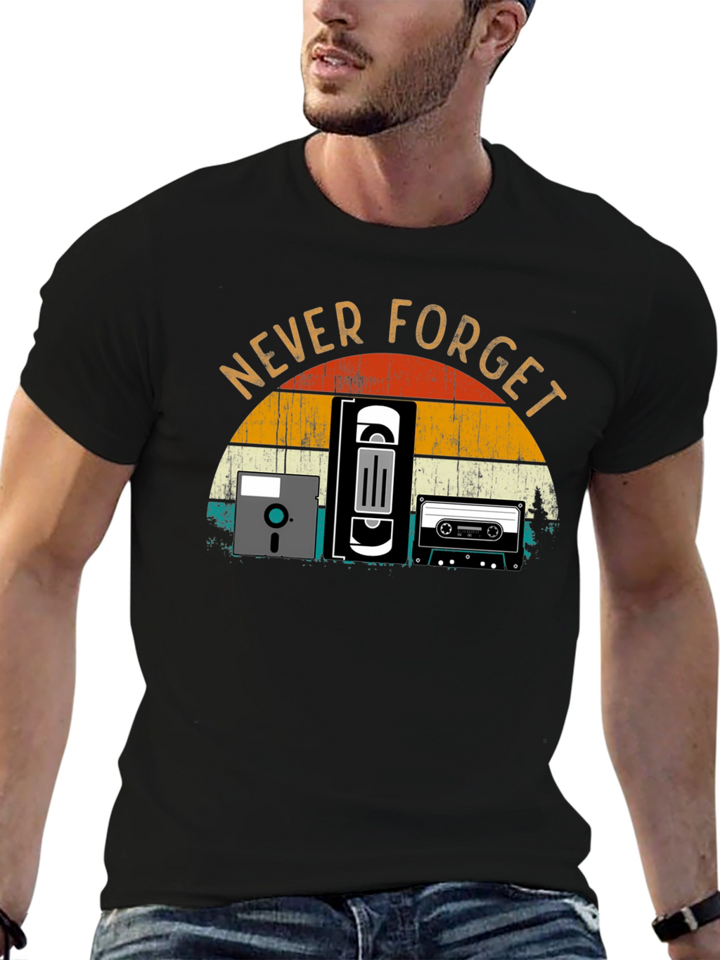 Retro Never Forget T-Shirt