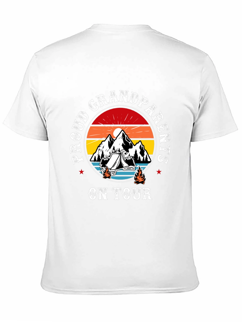 Proud Grandparents On Tour Black T-Shirt