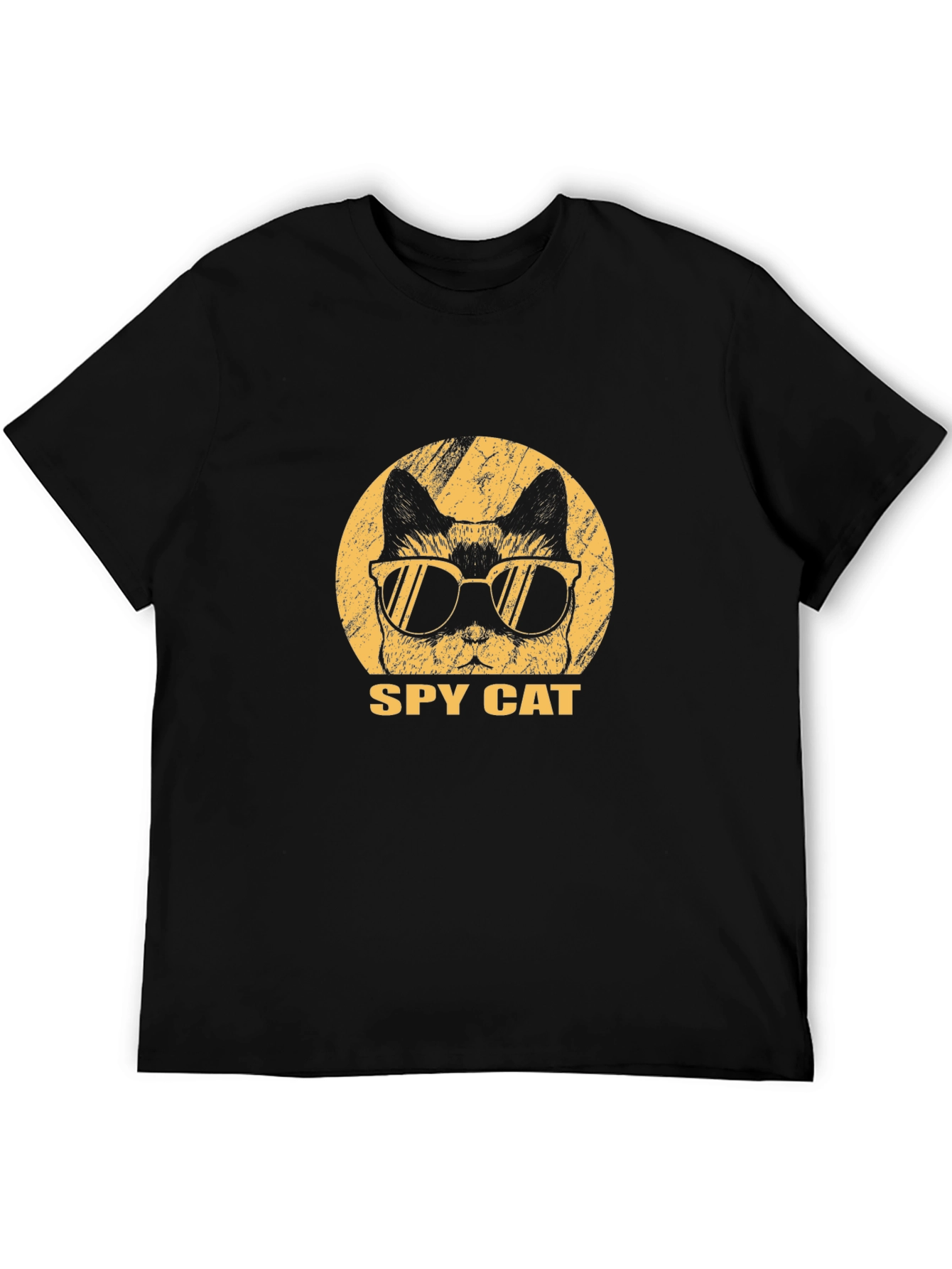 Spy Cat Graphic Tee - Cool Cat Shirt