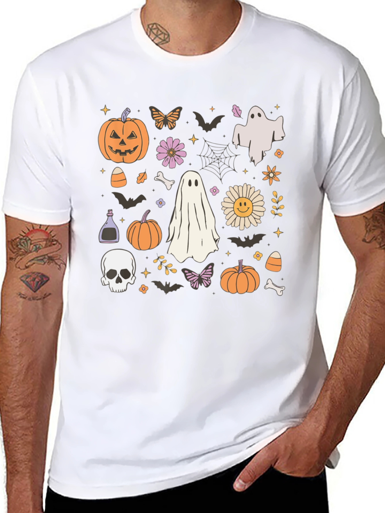 Halloween Graphic Tee - Spooky Season Shirt