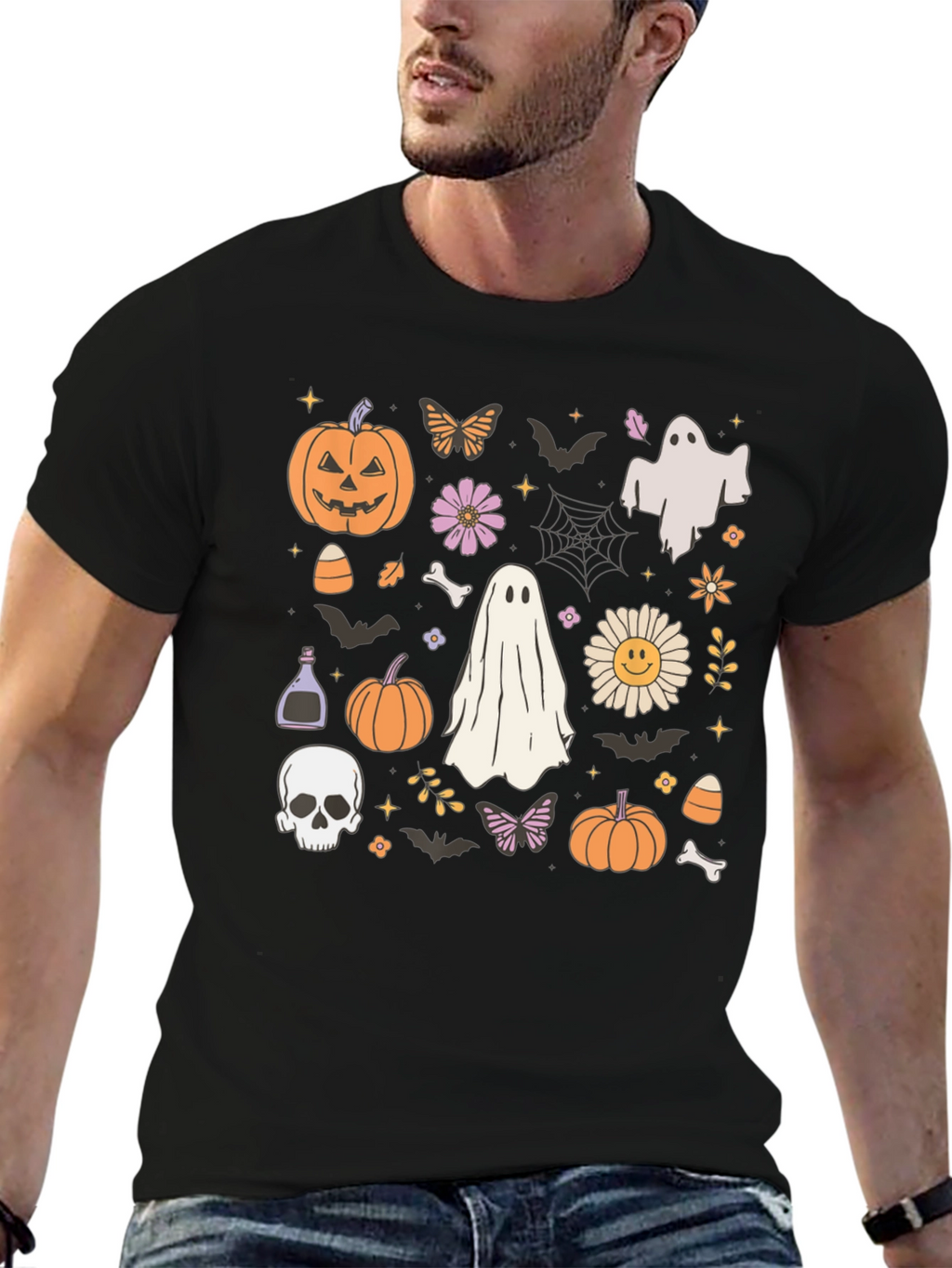 Halloween Graphic Tee - Spooky Season Shirt