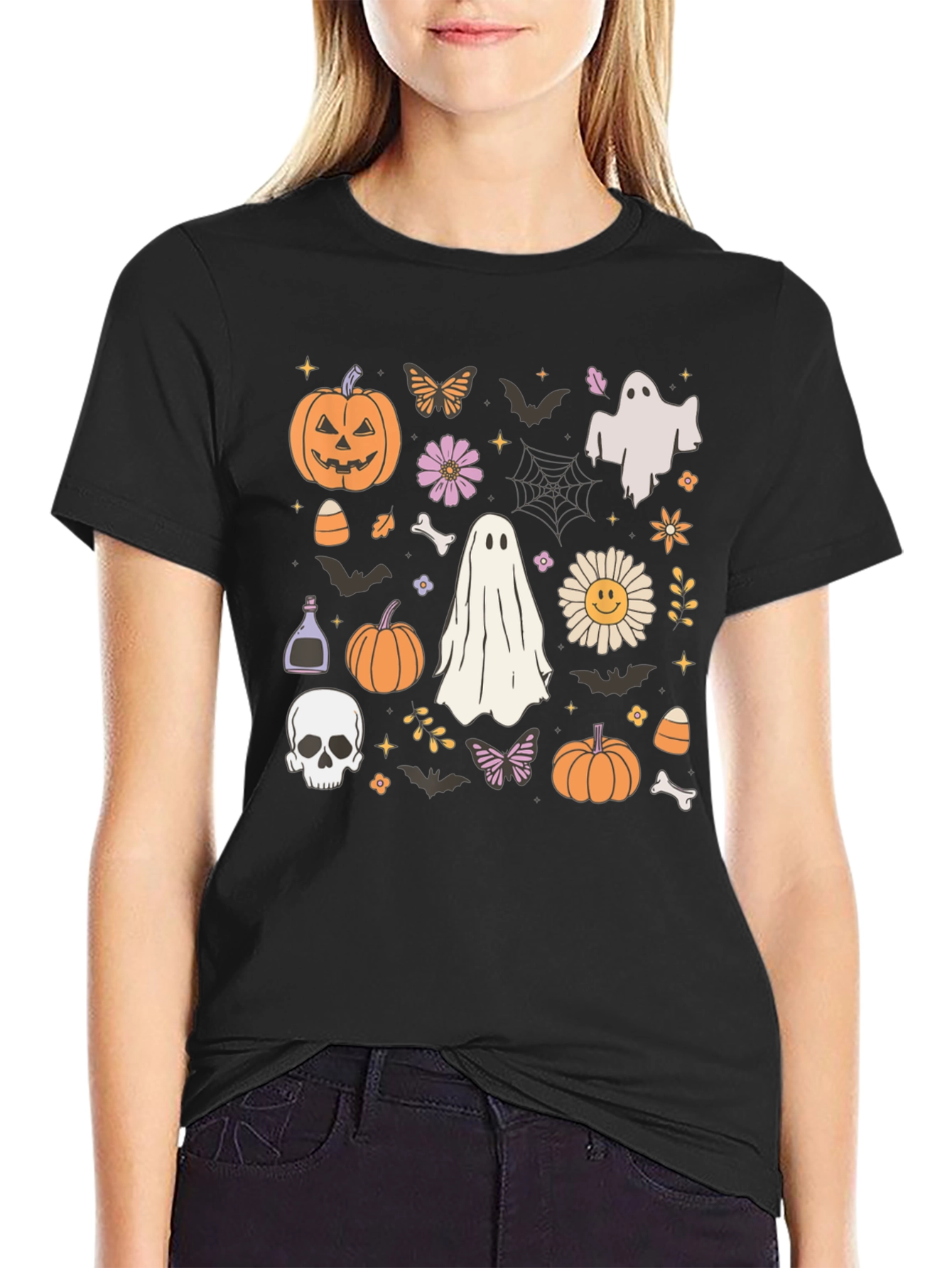 Halloween Graphic Tee - Spooky Season Shirt
