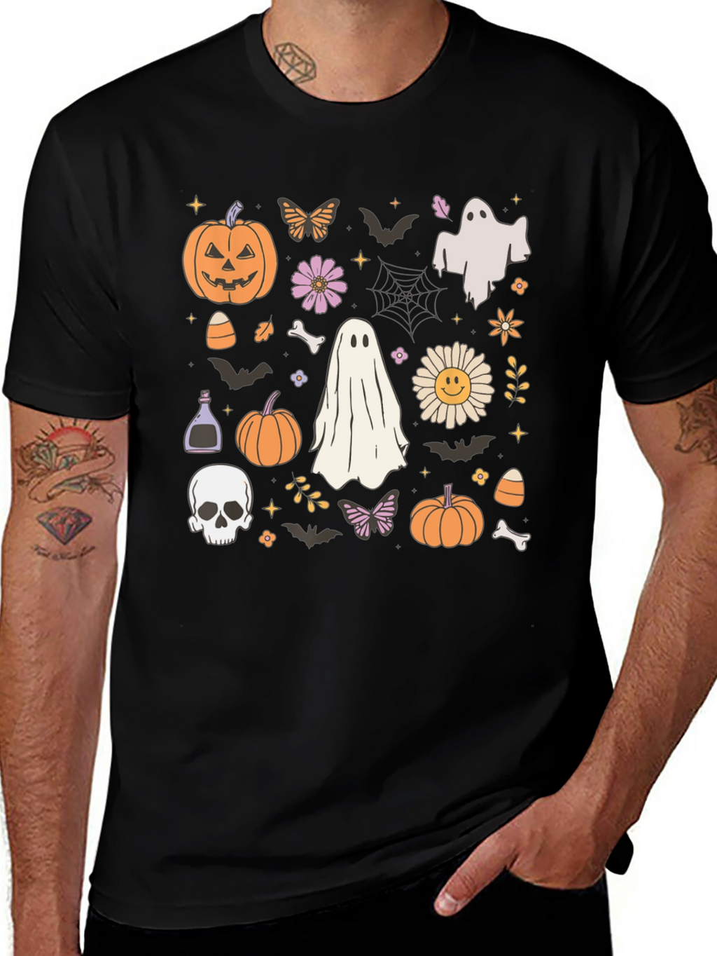 Halloween Graphic Tee - Spooky Season Shirt