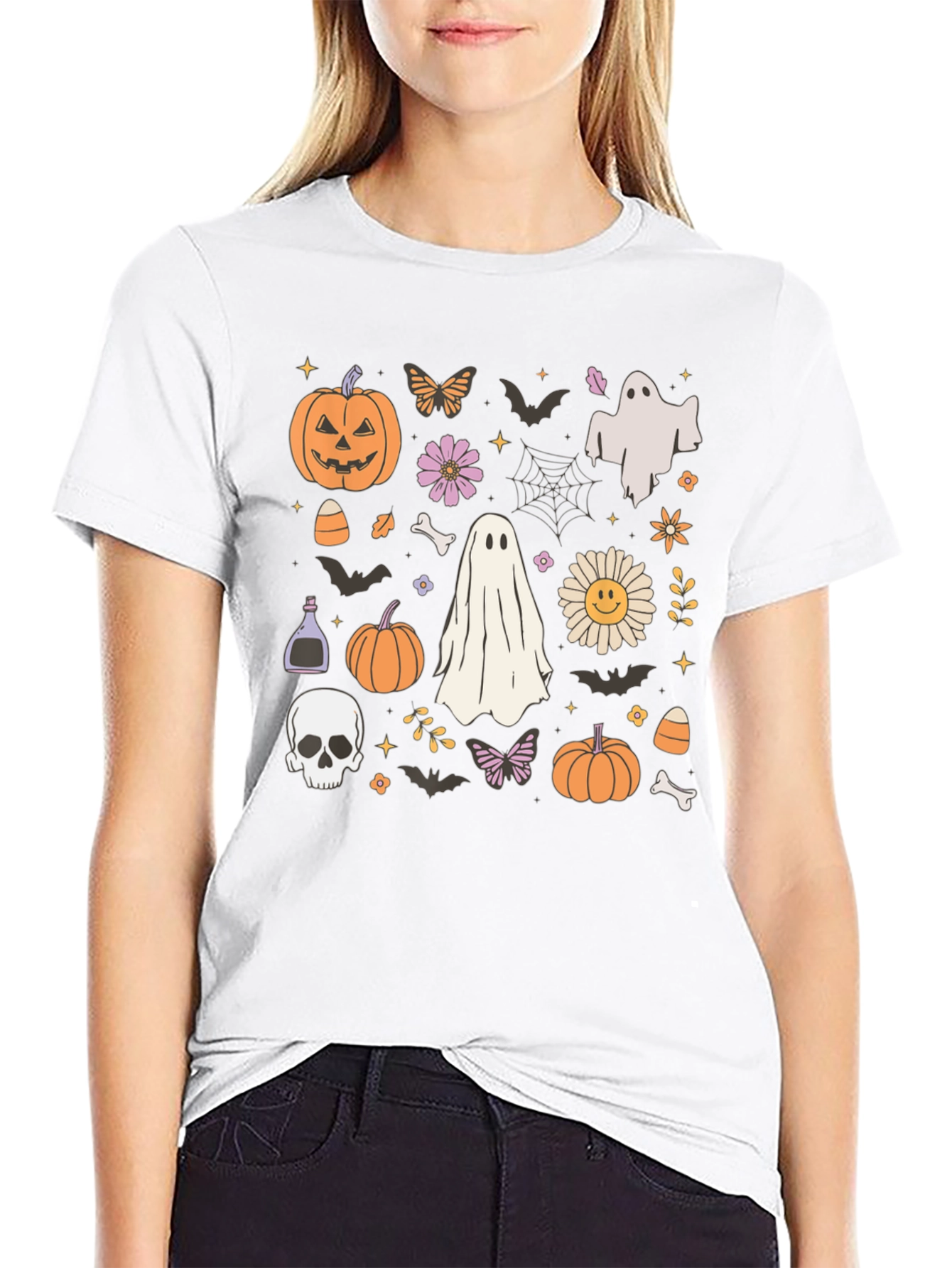 Halloween Graphic Tee - Spooky Season Shirt