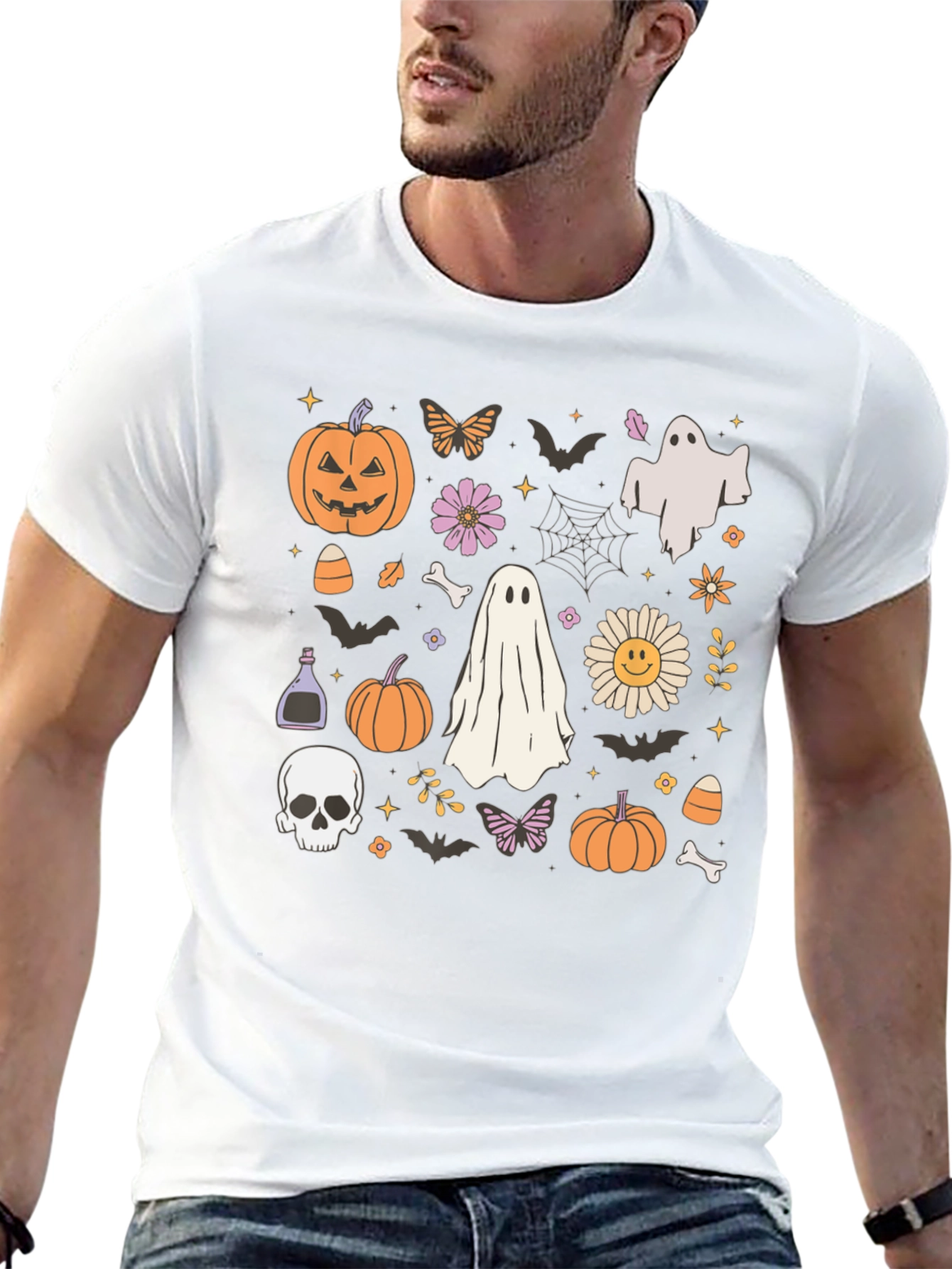 Halloween Graphic Tee - Spooky Season Shirt