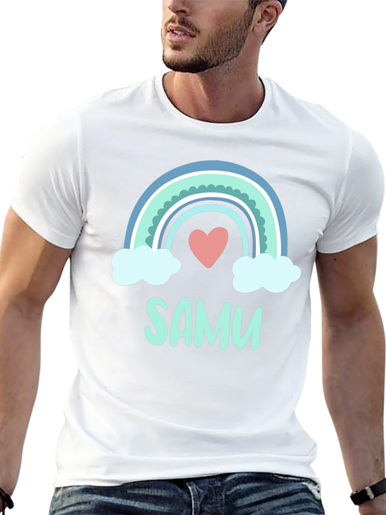 SAMU Rainbow Heart T-Shirt
