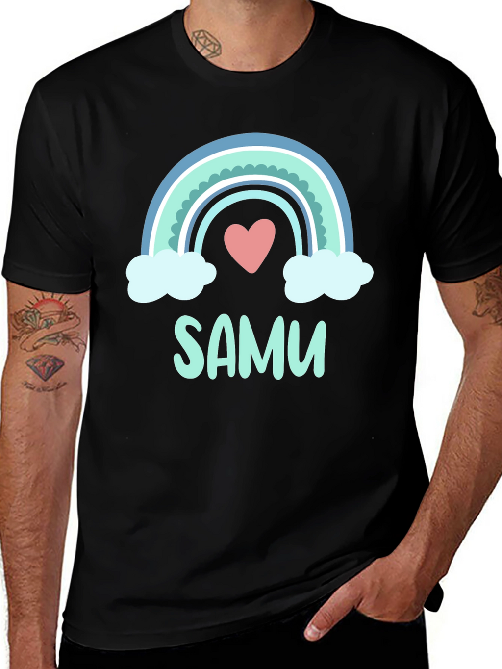 SAMU Rainbow Heart T-Shirt