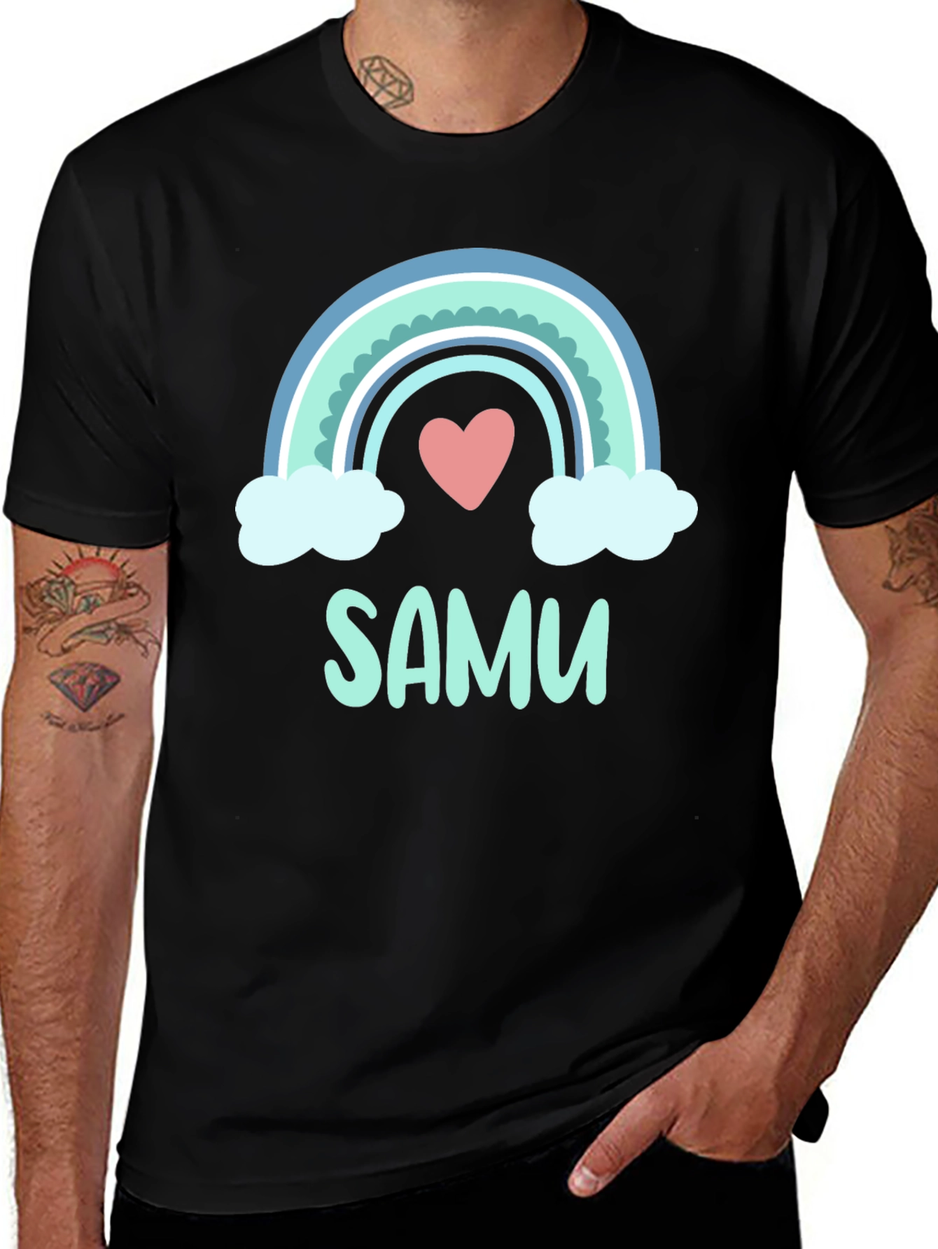 SAMU Rainbow Heart T-Shirt