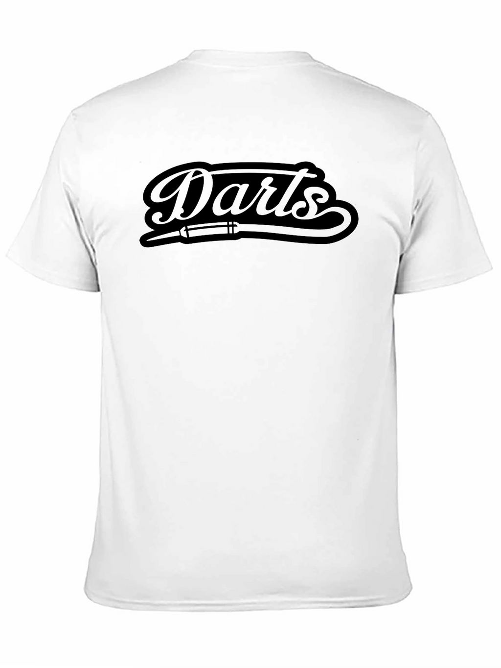 Darts Graphic Tee - Black Casual Shirt