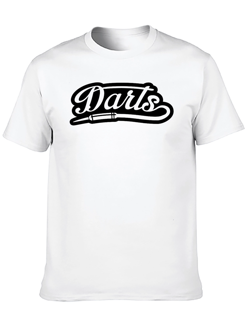Darts Graphic Tee - Black Casual Shirt