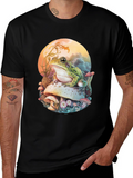 Frog on Mushroom Graphic Tee