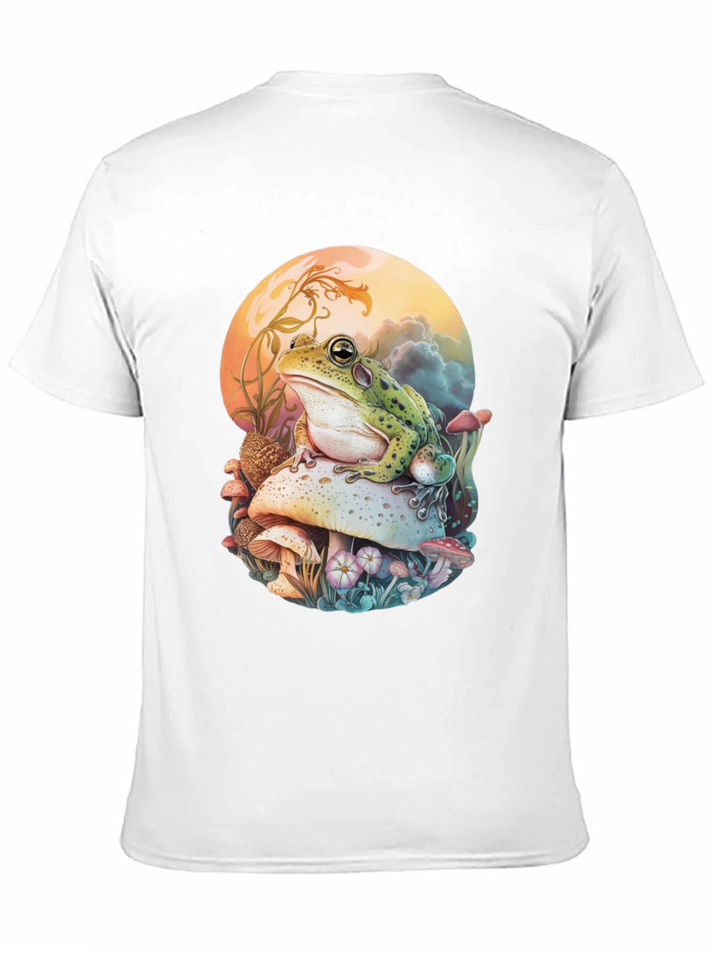 Frog on Mushroom Graphic Tee