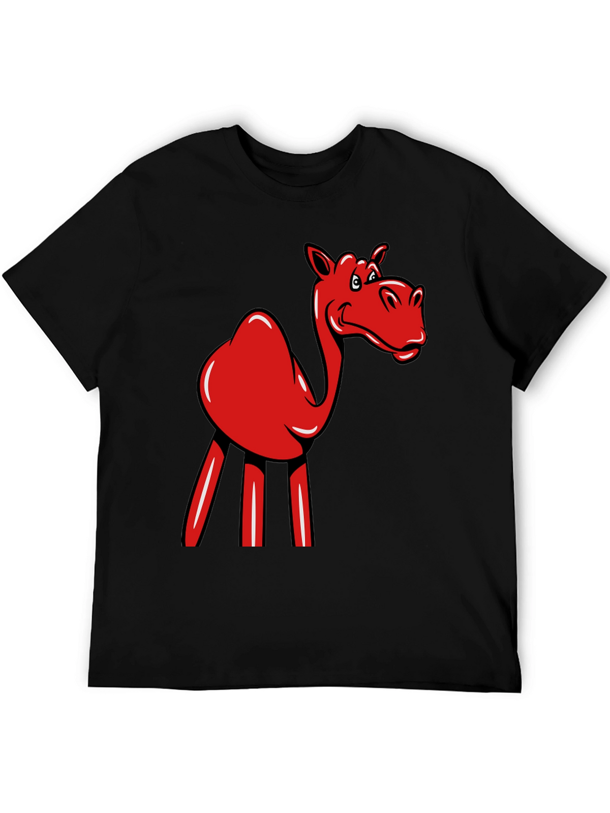 Red Camel Graphic Tee - Novelty Fun Shirt