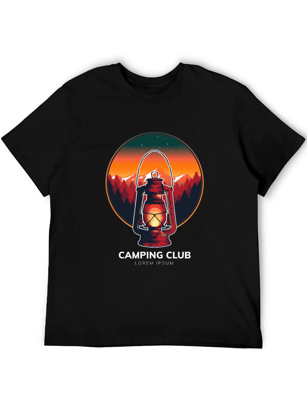 Camping Club Graphic Tee - Outdoor Adventure Shirt