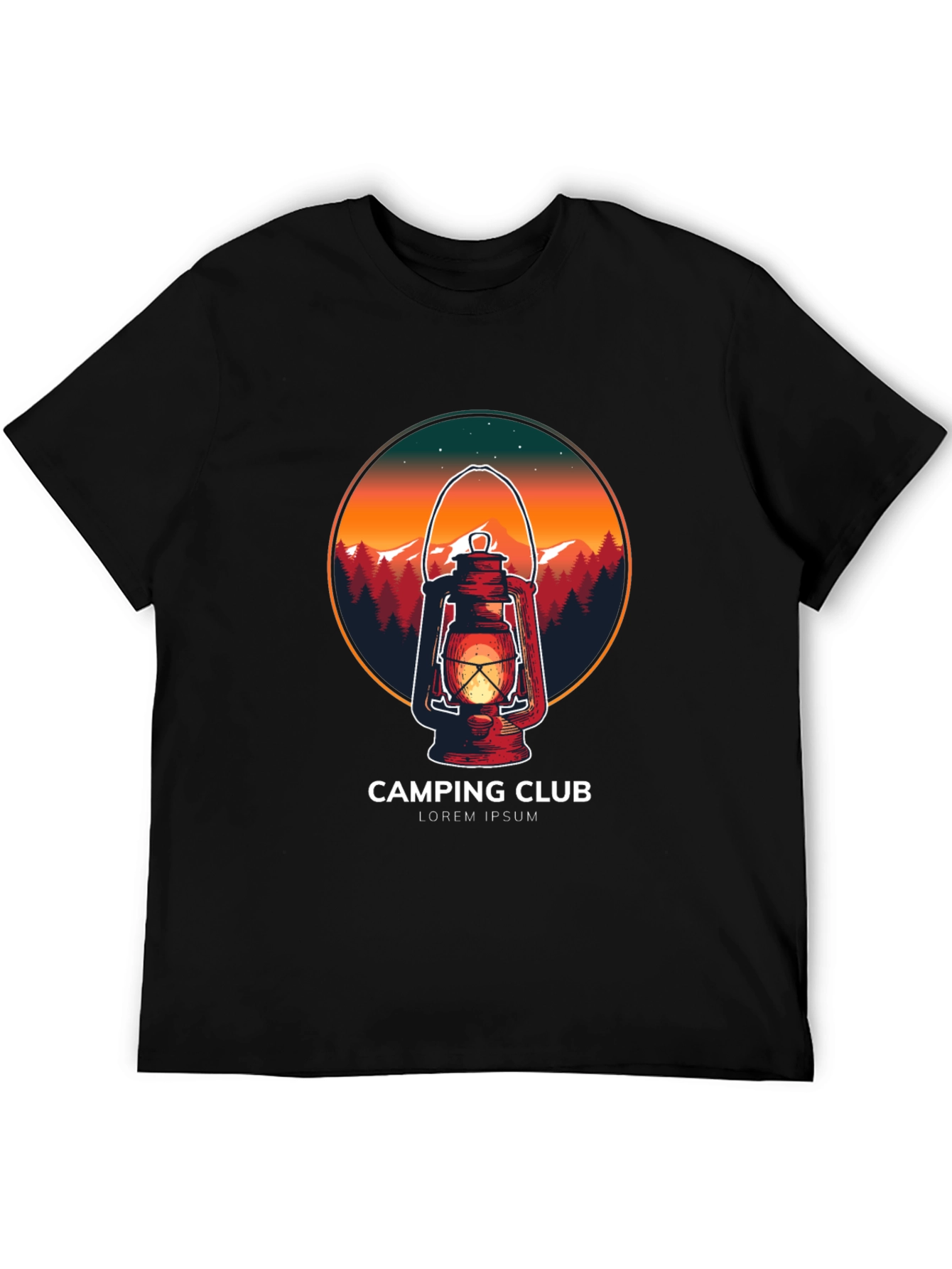 Camping Club Graphic Tee - Outdoor Adventure Shirt