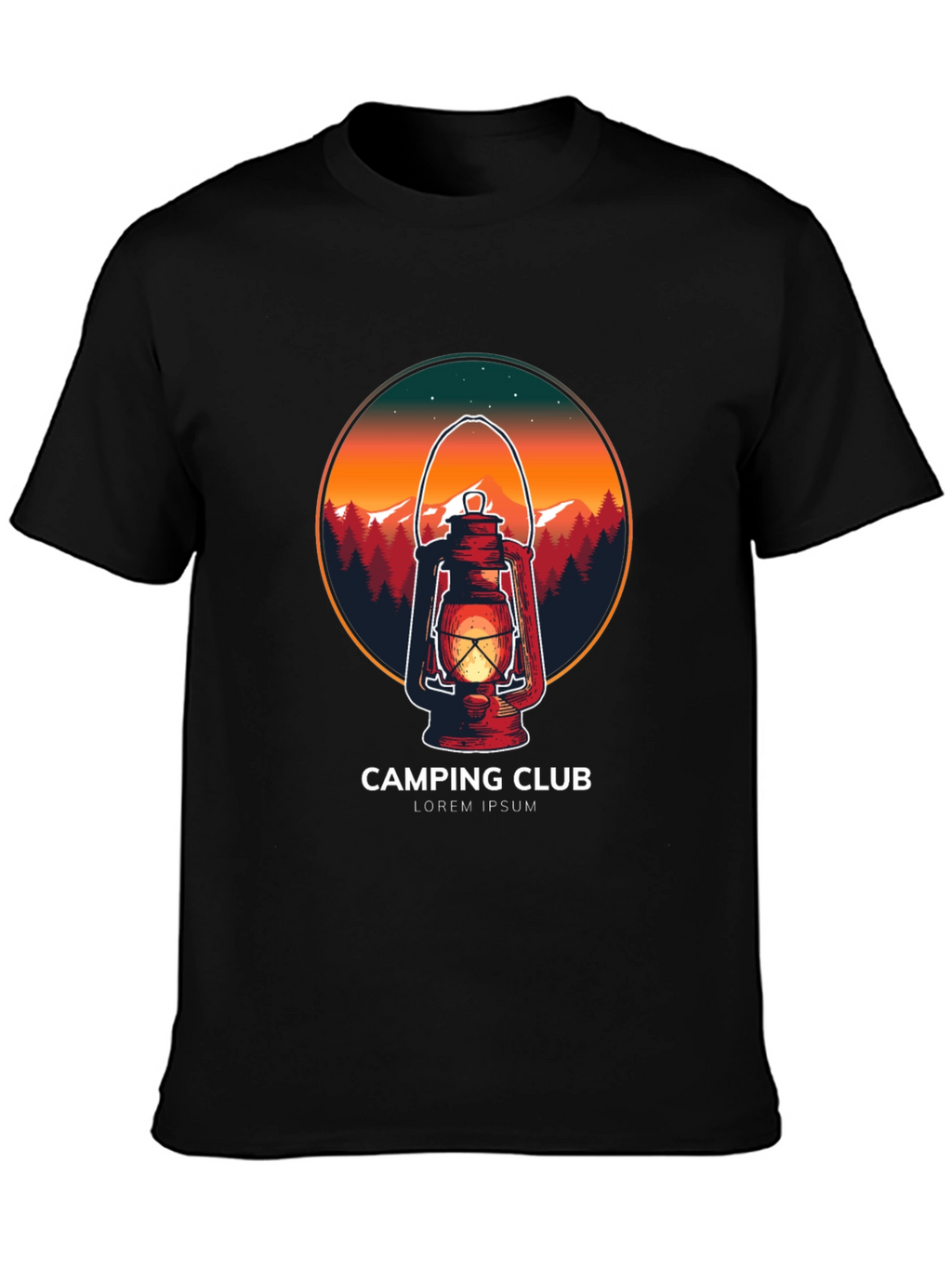 Camping Club Graphic Tee - Outdoor Adventure Shirt