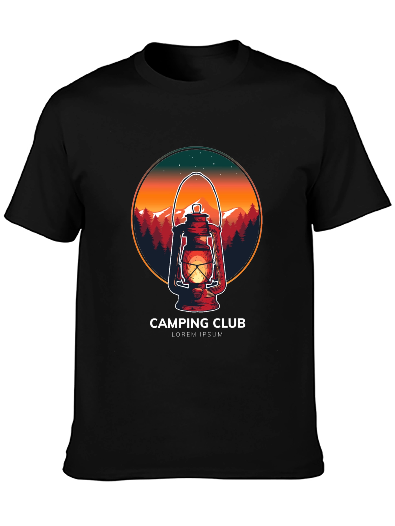 Camping Club Graphic Tee - Outdoor Adventure Shirt