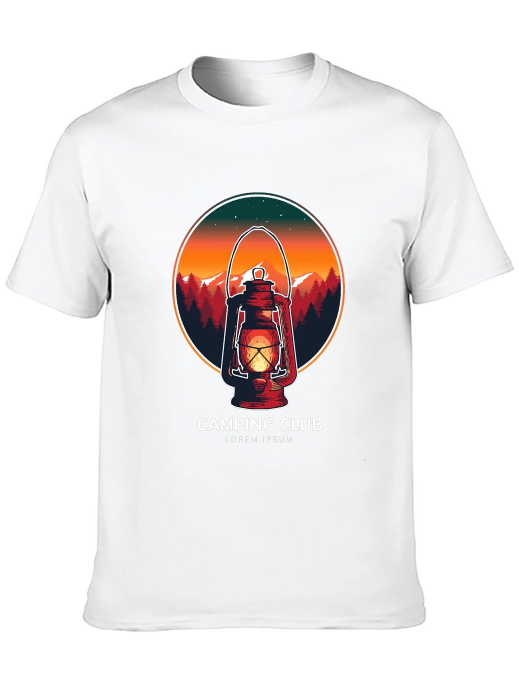 Camping Club Graphic Tee - Outdoor Adventure Shirt