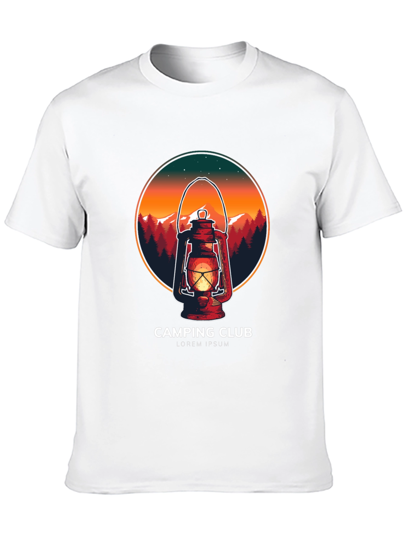 Camping Club Graphic Tee - Outdoor Adventure Shirt