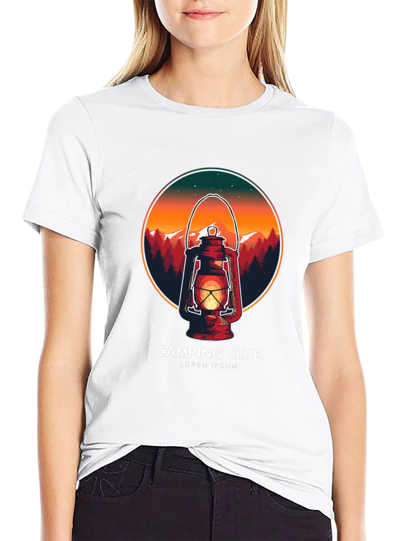 Camping Club Graphic Tee - Outdoor Adventure Shirt
