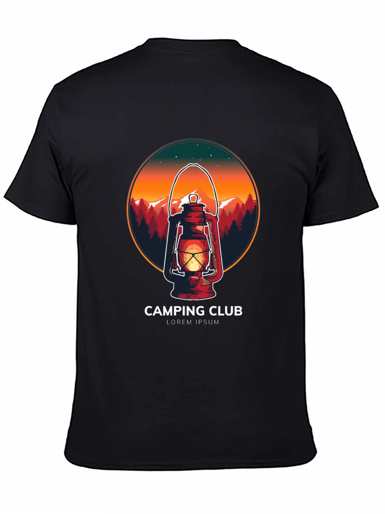 Camping Club Graphic Tee - Outdoor Adventure Shirt