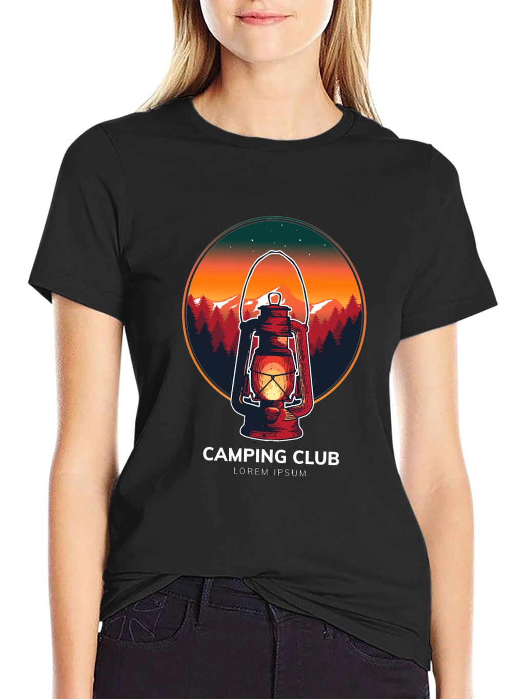 Camping Club Graphic Tee - Outdoor Adventure Shirt