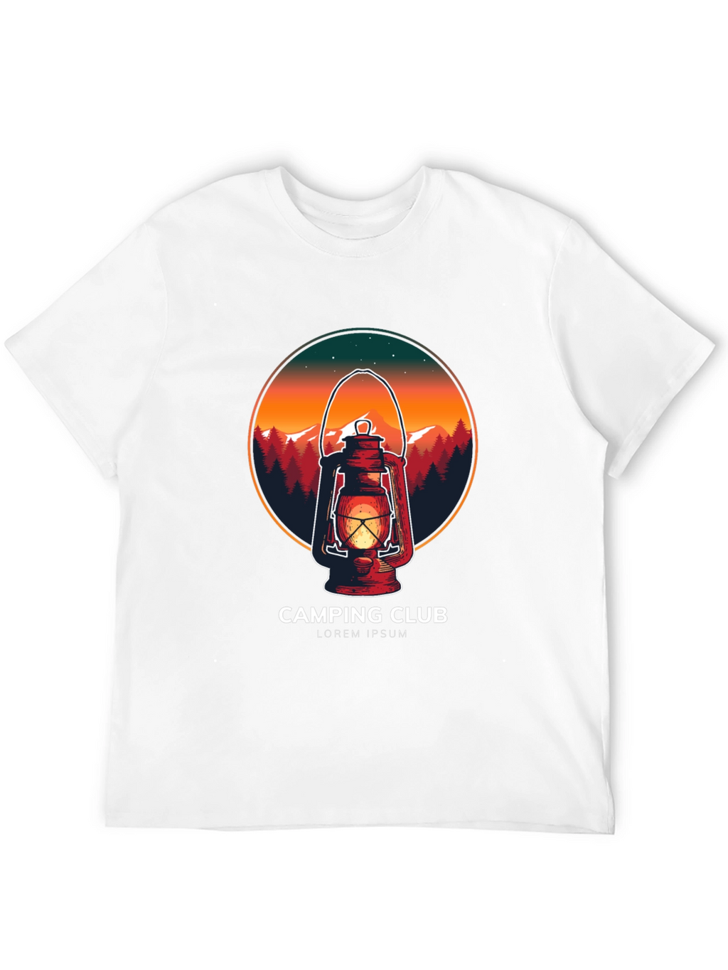 Camping Club Graphic Tee - Outdoor Adventure Shirt