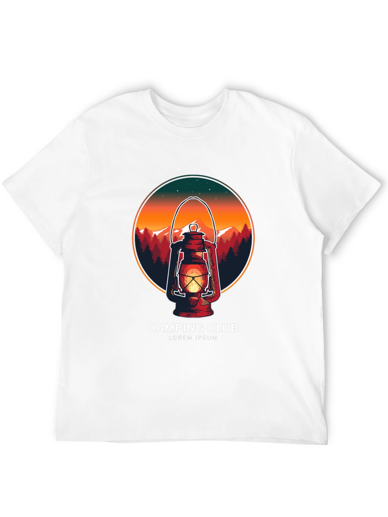 Camping Club Graphic Tee - Outdoor Adventure Shirt
