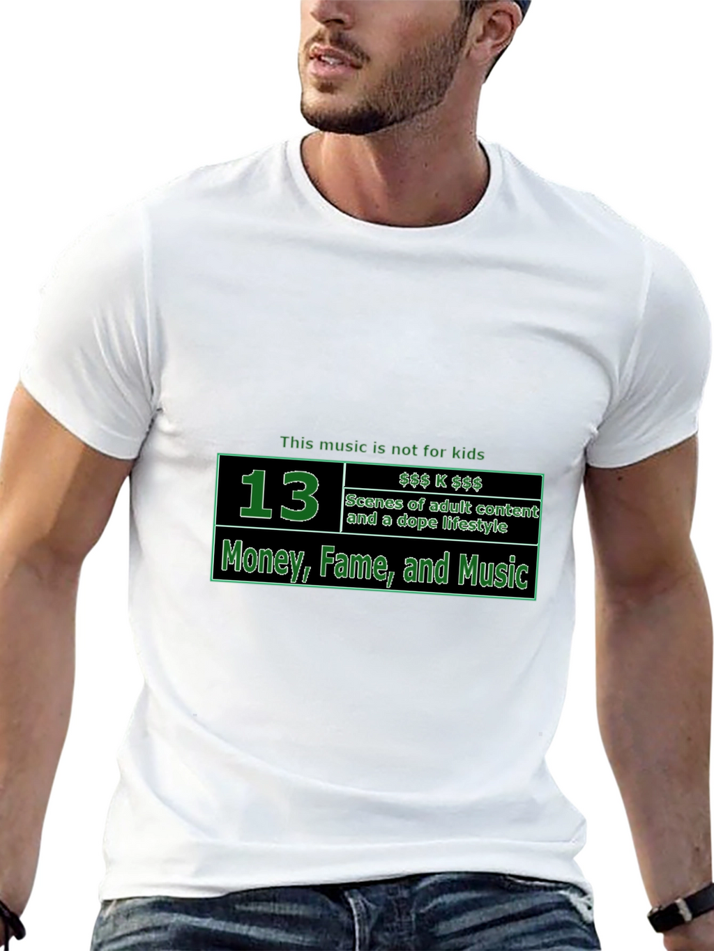 Explicit Content T-Shirt - Money Fame and Music