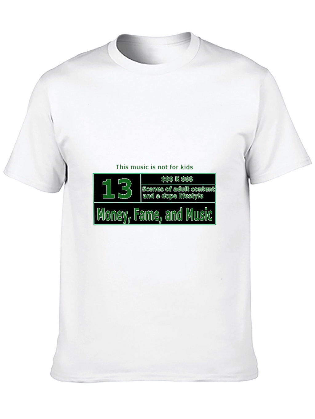 Explicit Content T-Shirt - Money Fame and Music