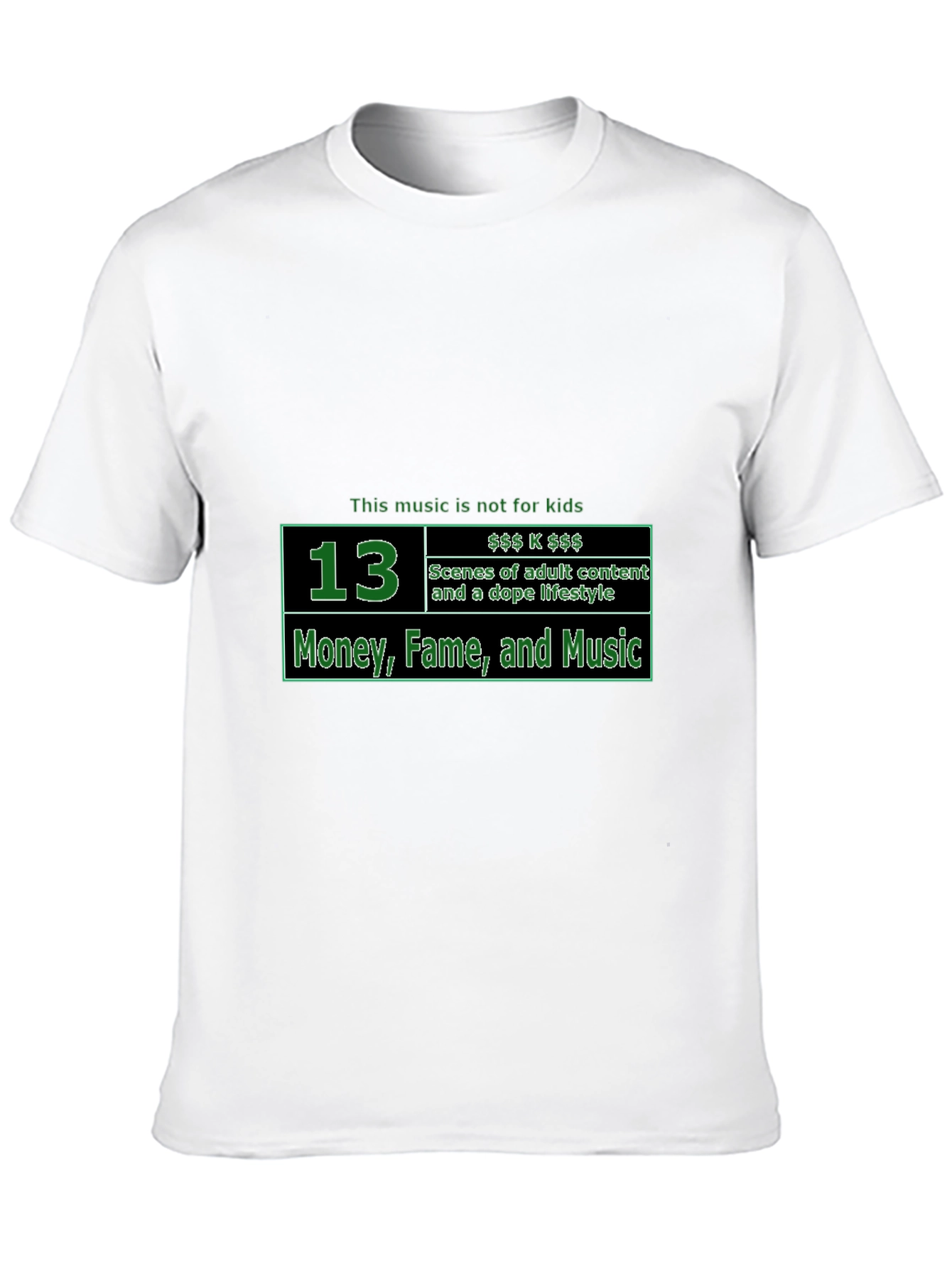 Explicit Content T-Shirt - Money Fame and Music