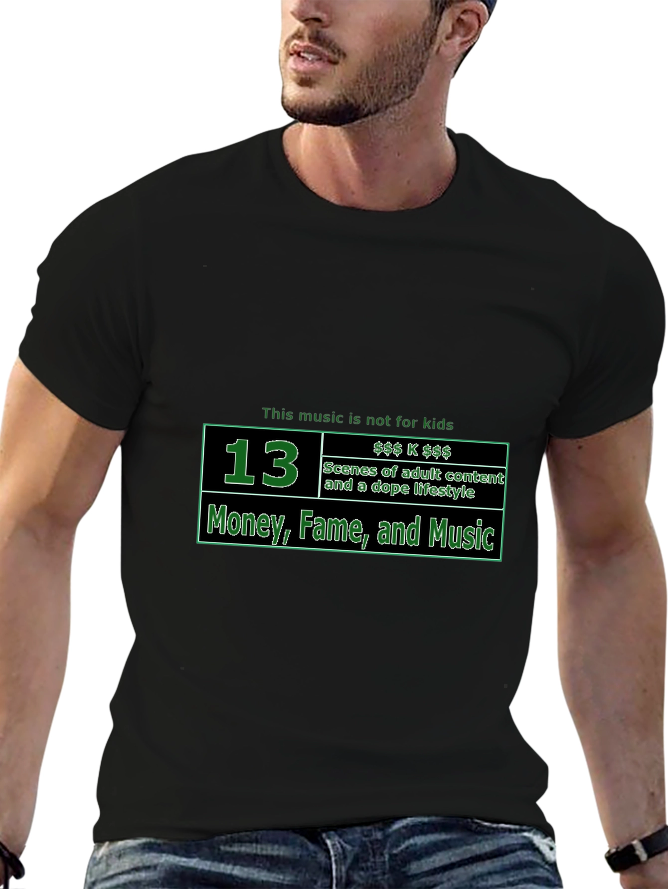 Explicit Content T-Shirt - Money Fame and Music