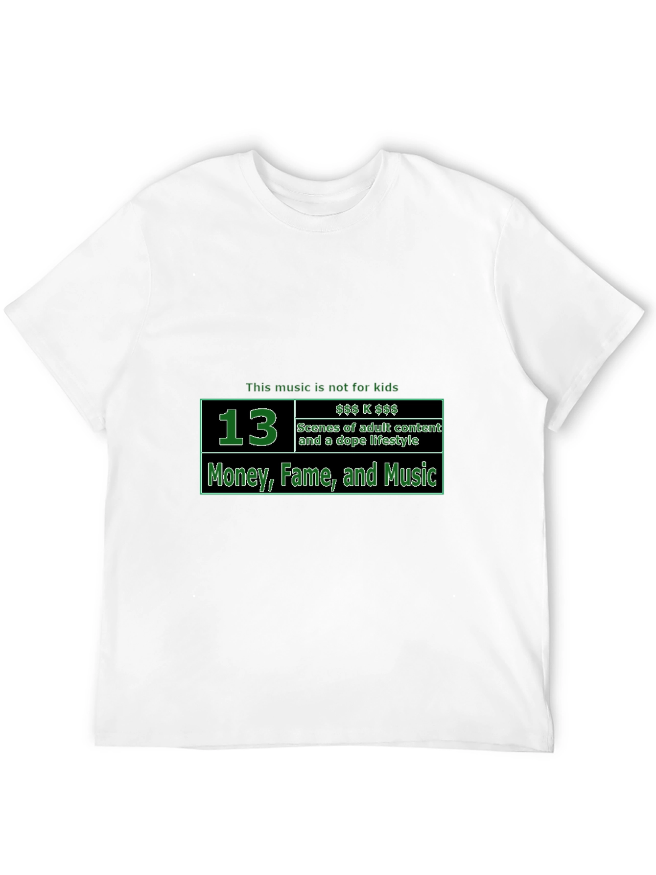 Explicit Content T-Shirt - Money Fame and Music