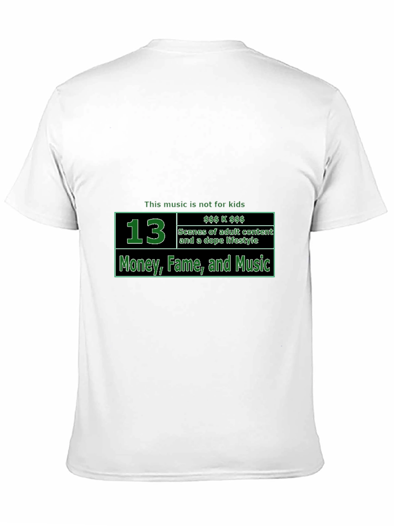 Explicit Content T-Shirt - Money Fame and Music