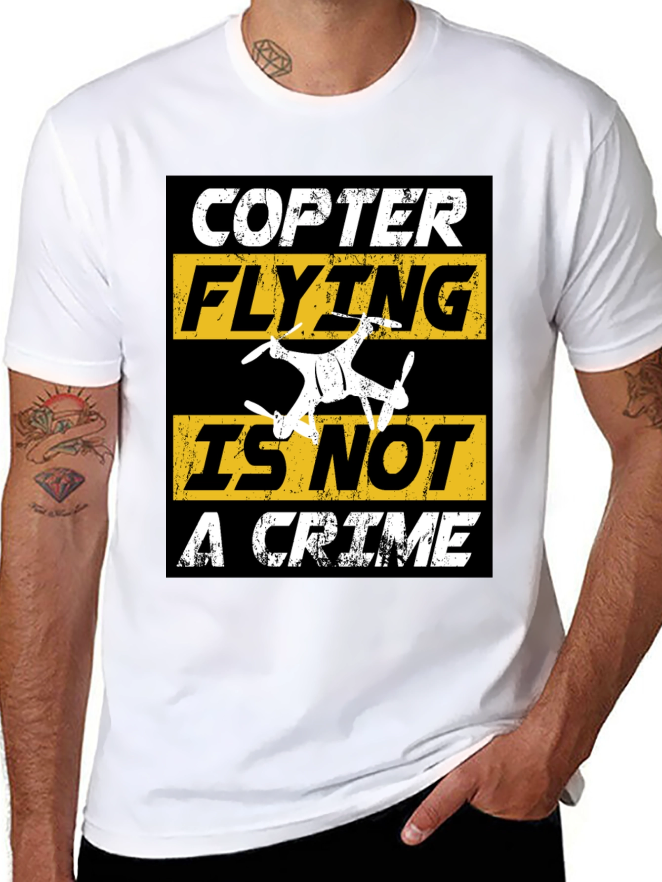 Copter Flying Is Not A Crime T-Shirt