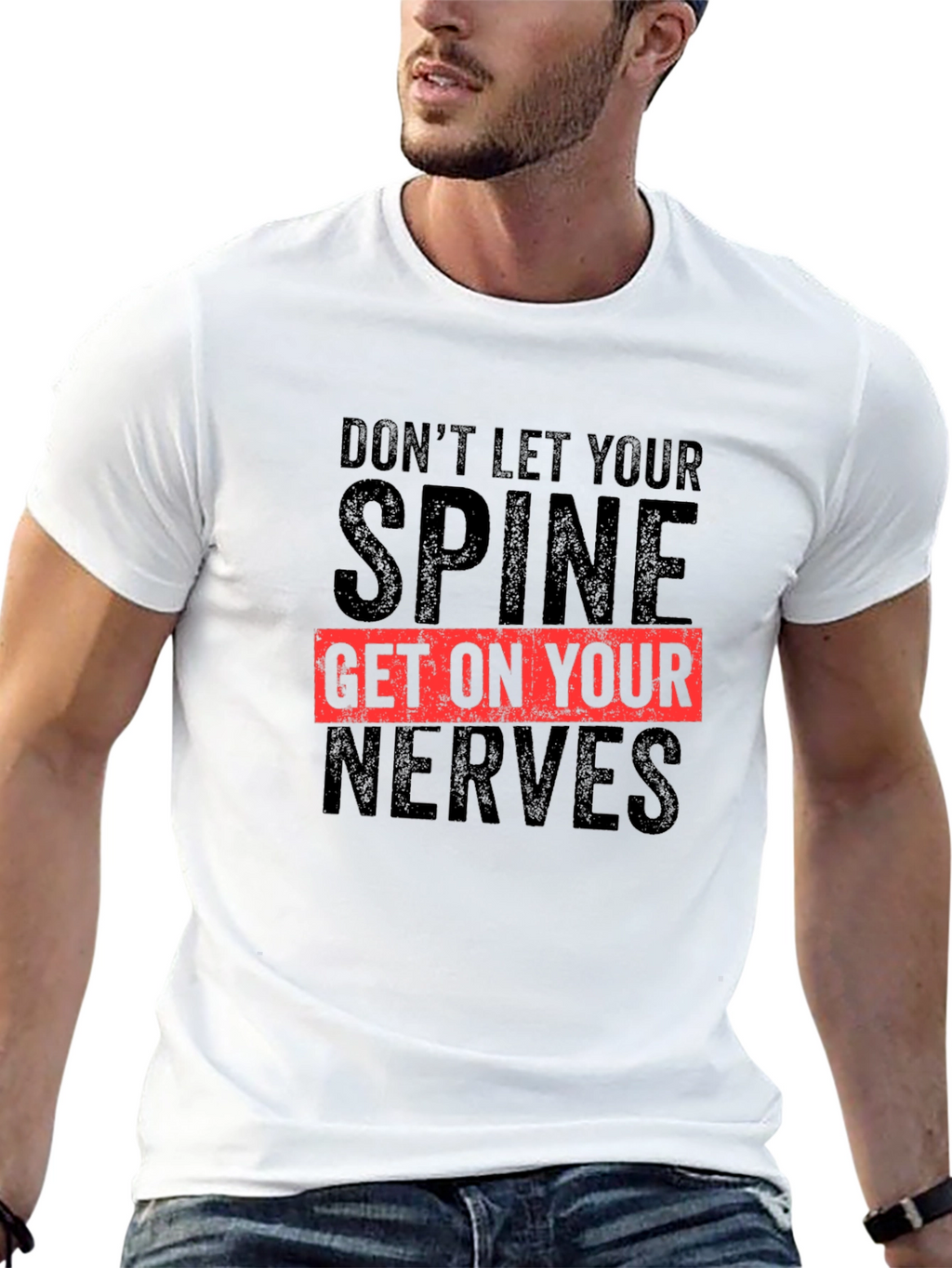 Spine & Nerves Graphic Tee - Chiropractic Humor