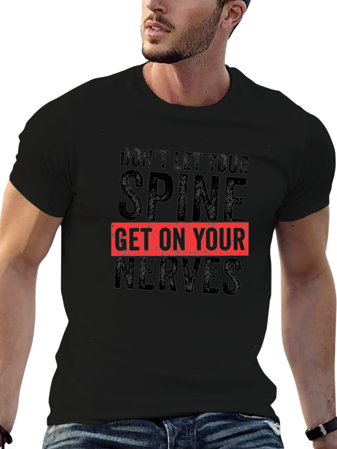 Spine & Nerves Graphic Tee - Chiropractic Humor
