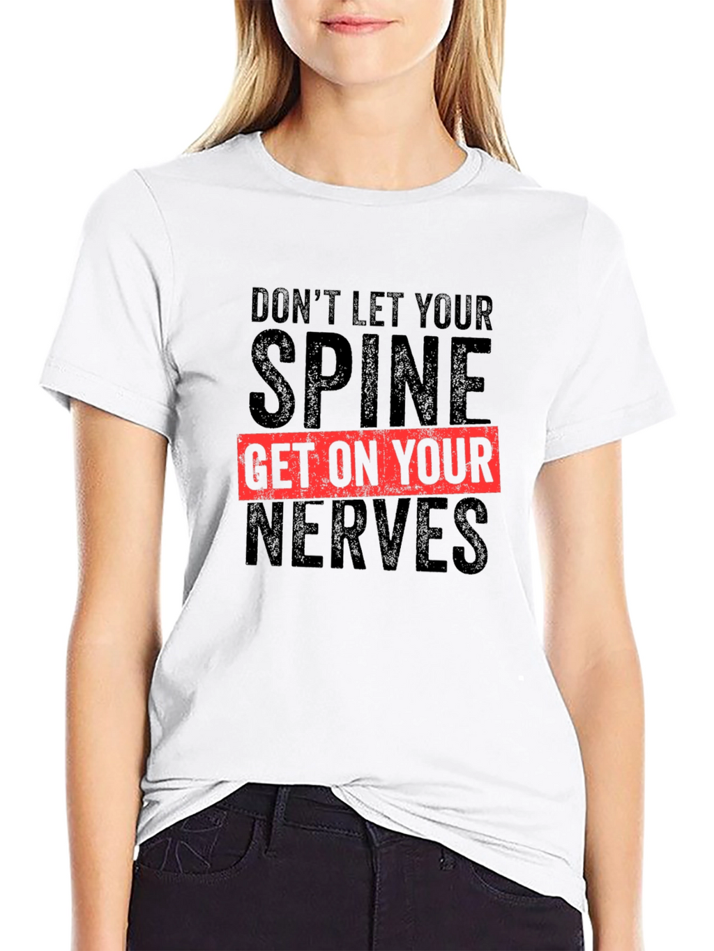 Spine & Nerves Graphic Tee - Chiropractic Humor